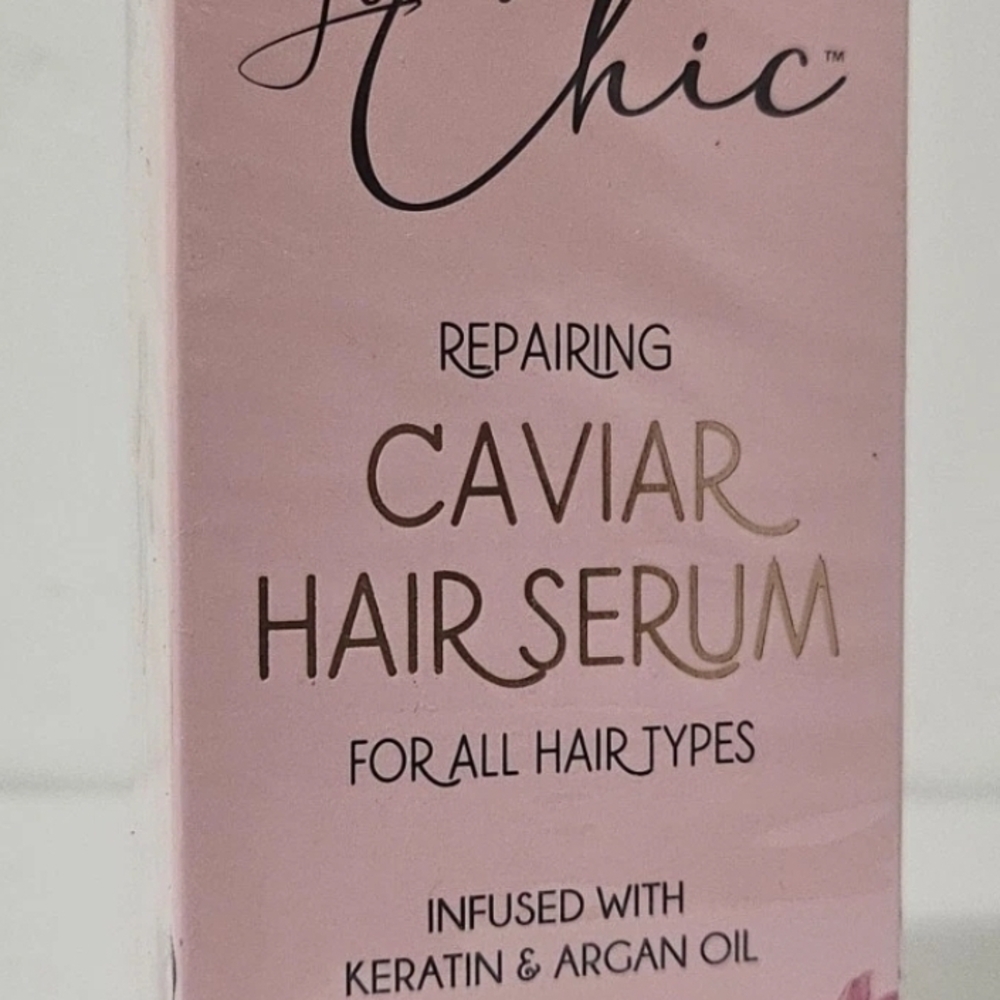 Chic Repairing Caviar Hair Serum - Pink and Gold